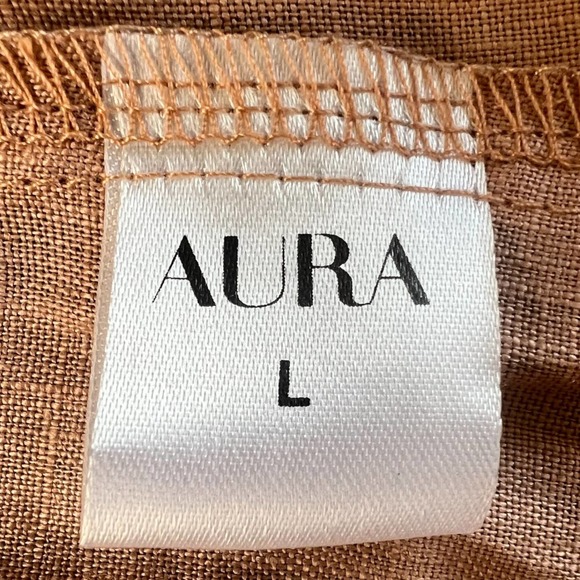 NWOT AURA Boho Rose Tunic Shirt Dress - Picture 10 of 13